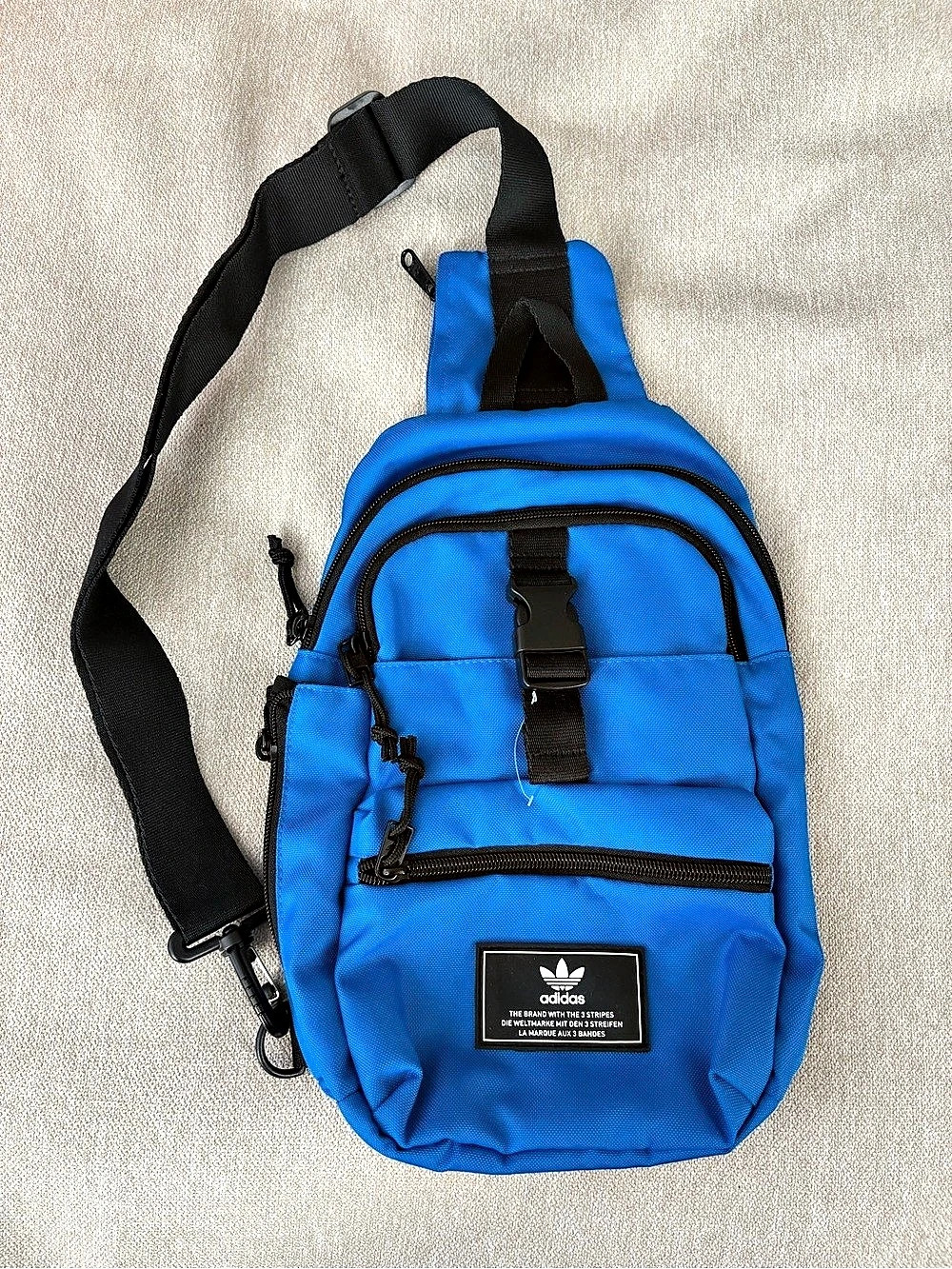 Adidas Originals National Sling Backpack Blue & Black like New